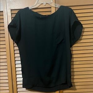 LOFT Elegant Black Blouse with Pocket